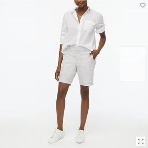 NWT J. Crew 9" Frankie Bermuda Chino Shorts In Oyster Gray